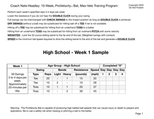 SEC Coach Headley’s Bat Speed Program<h5>Free Digital Download</h5>